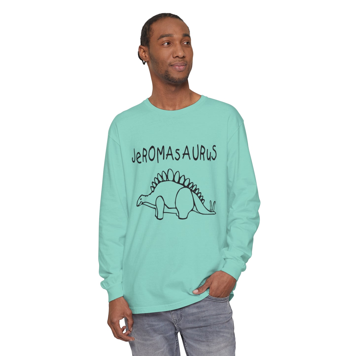 Jeromasaurus JBD Garment-dyed Long Sleeve T-Shirt