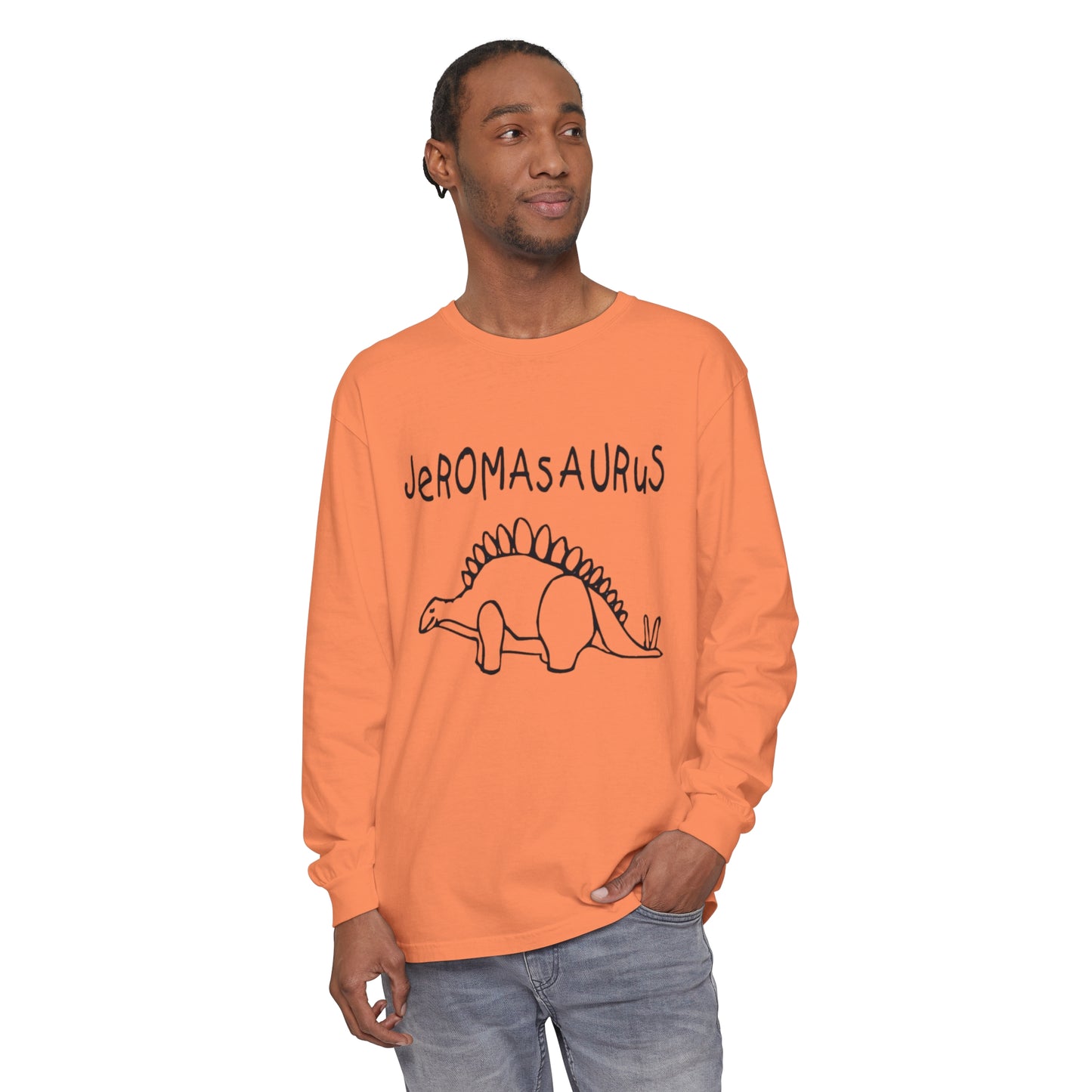 Jeromasaurus JBD Garment-dyed Long Sleeve T-Shirt