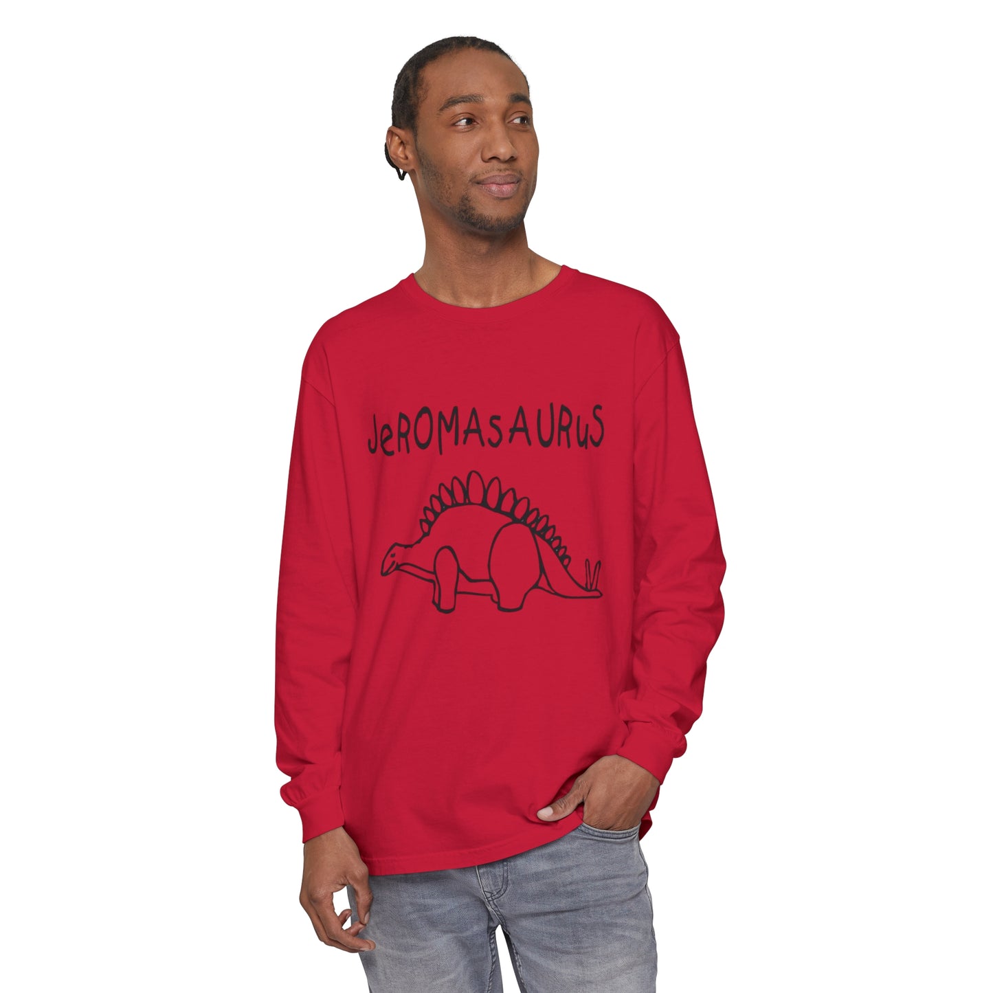 Jeromasaurus JBD Garment-dyed Long Sleeve T-Shirt