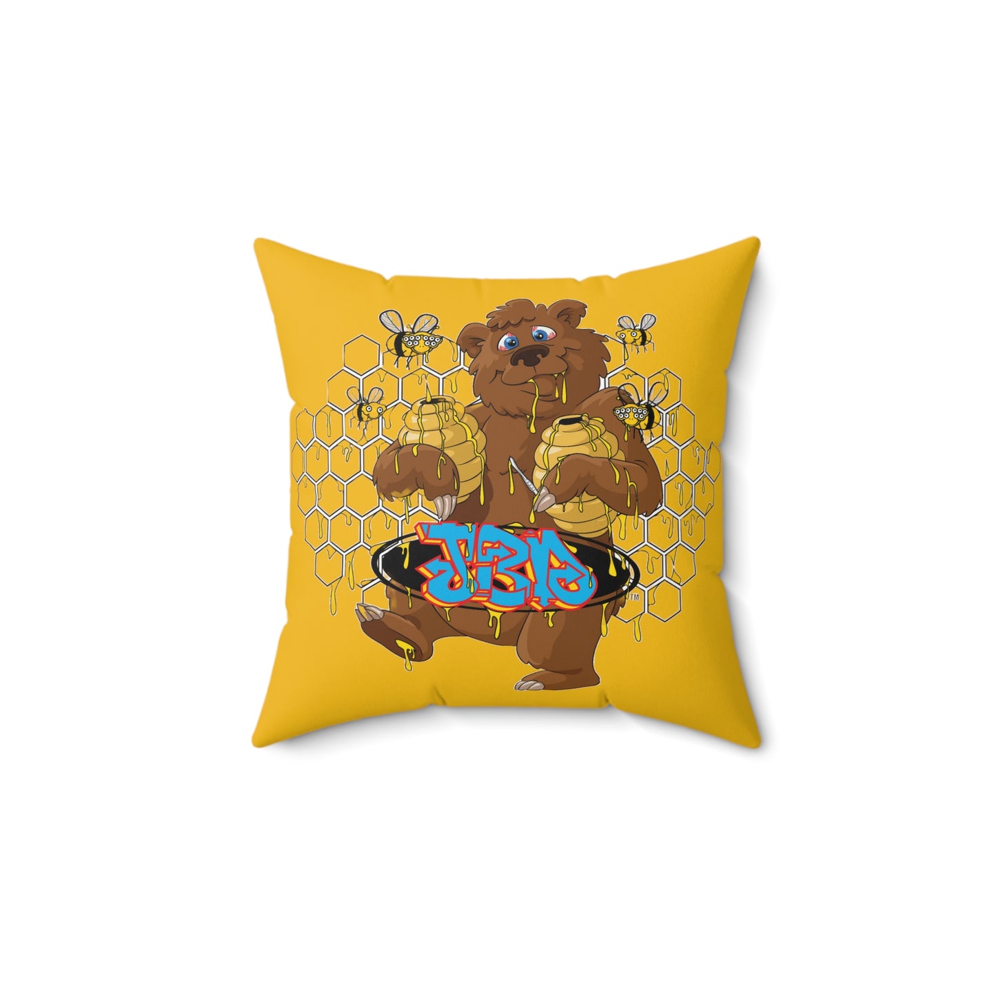 Spun Polyester Square Pillow