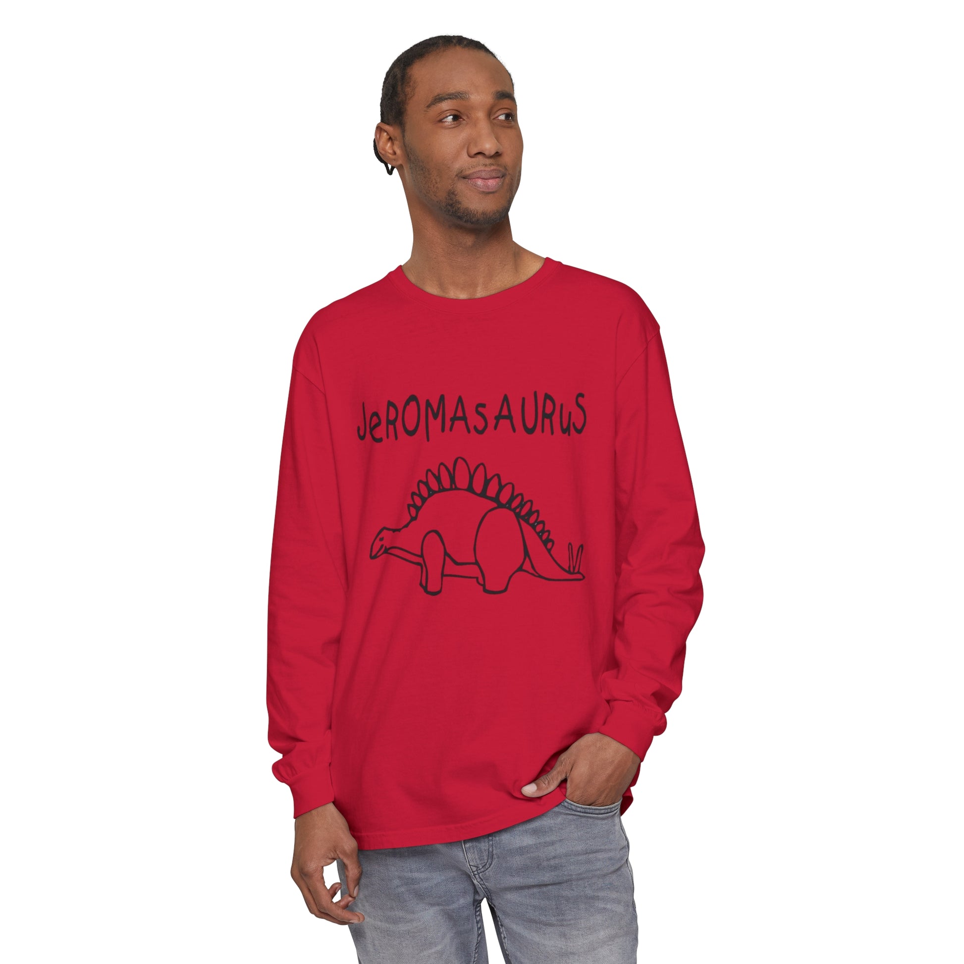Jeromasaurus JBD Garment-dyed Long Sleeve T-Shirt