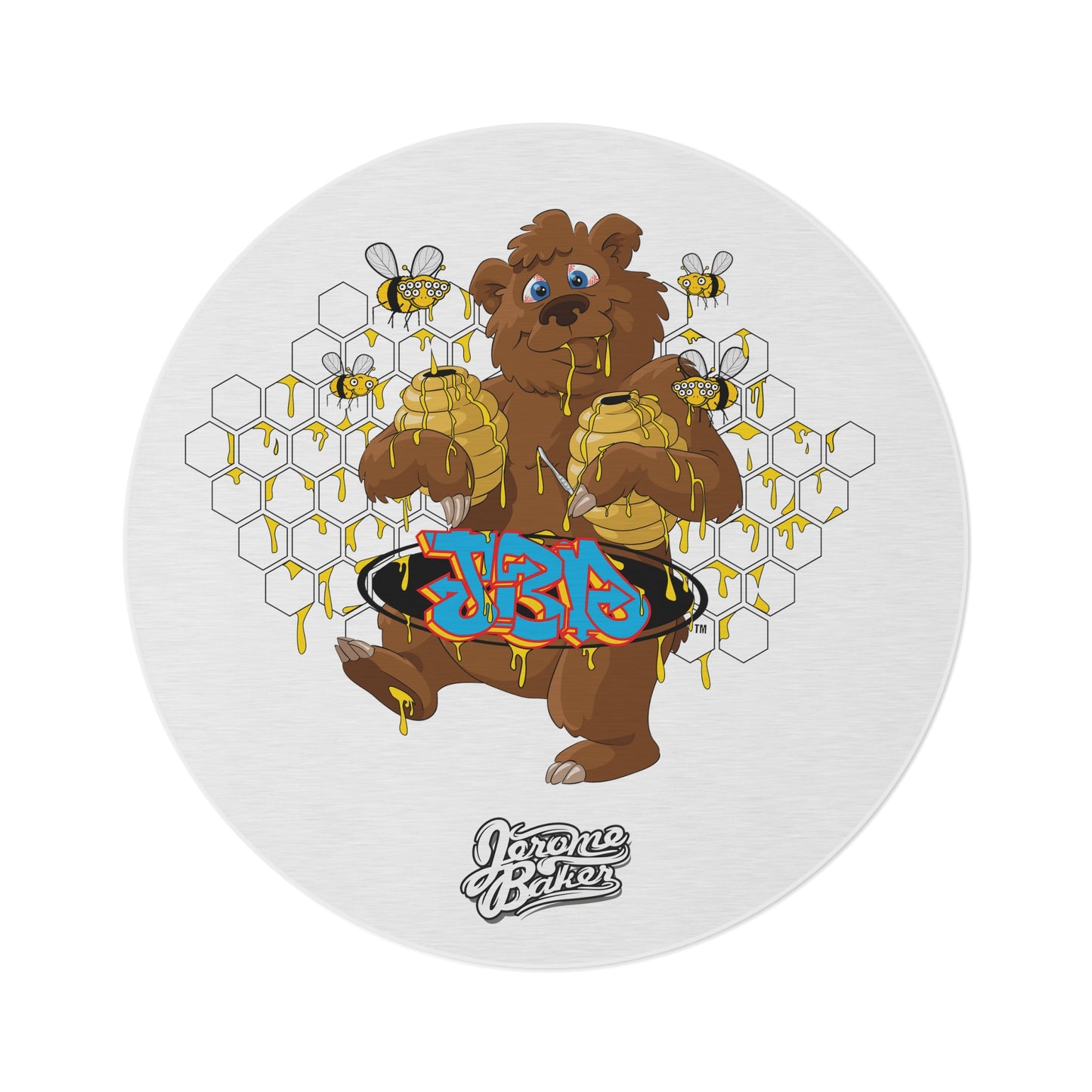 JBD Honey Bear Jerome Baker Round Rug