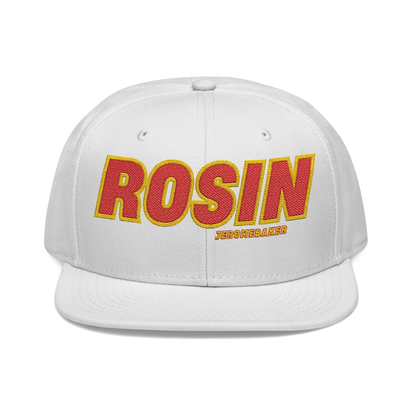 Embroidered Snapback Hat - ROSIN Design for Trendy Style